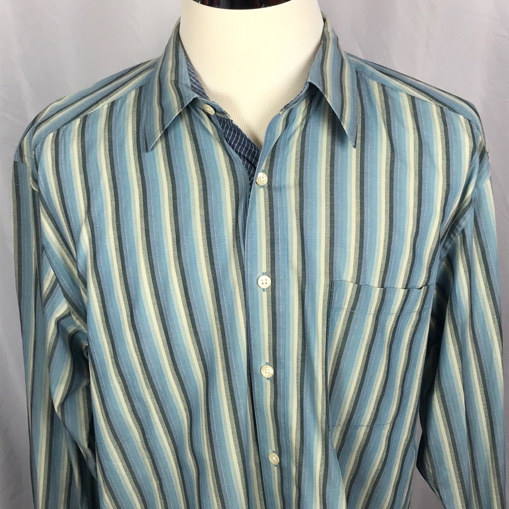 Robert Graham Vertical Stripe Button Up - image 1